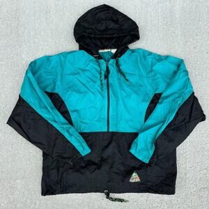 Ocean Equipment Men's Medium Vintage 90s Colorblock Windbreaker Jacket Y2K